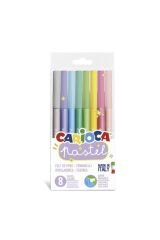 Carioca Pastel Renkler Süper Yıkanabilir Keçeli Boya Kalemi 8li