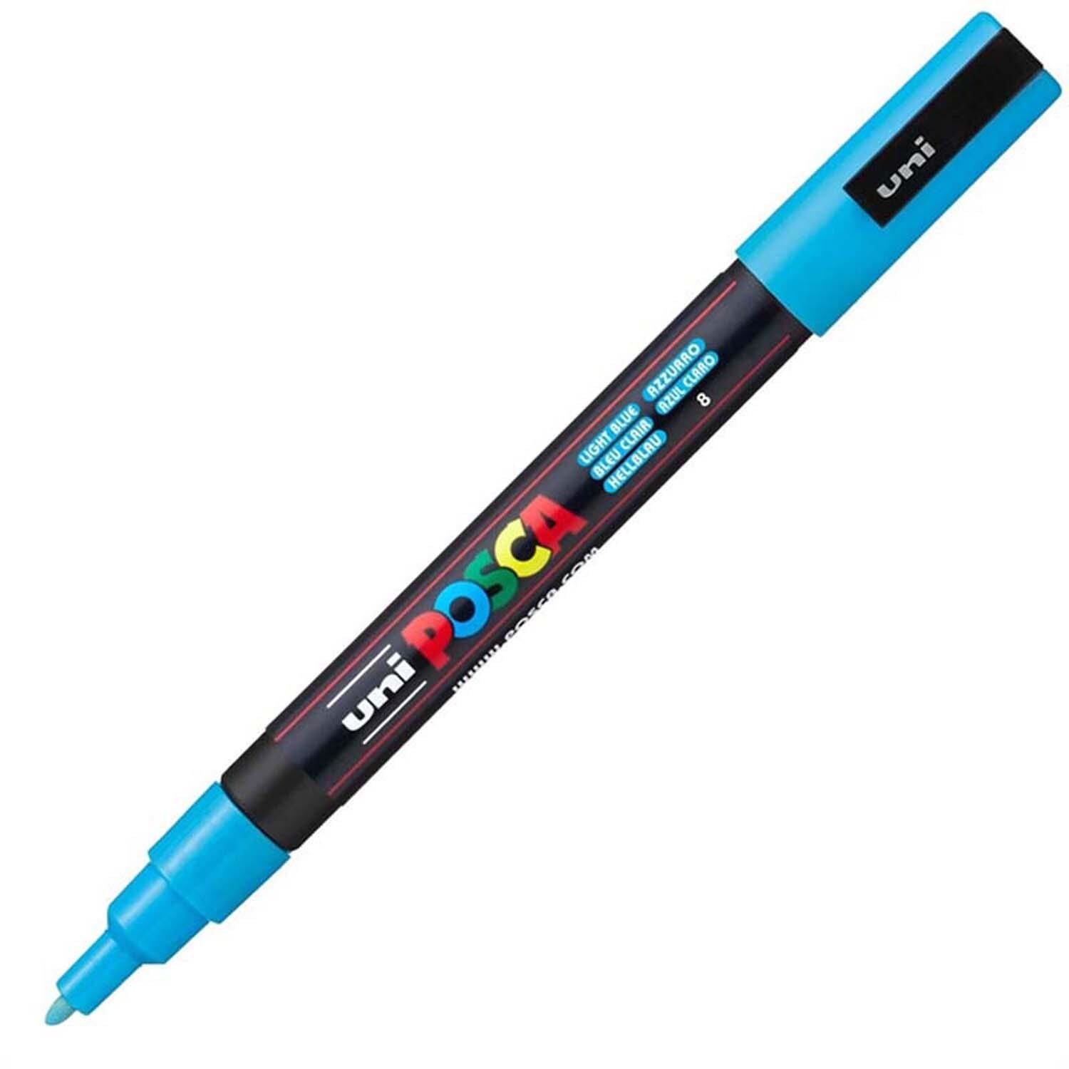 Unı Posca Pc-3M  0.9-1.3 Mavı Su Bazlı Markor