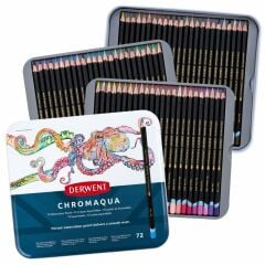 DERWENT ChromaquaPencil 72Li Metal Kutu 2306743
