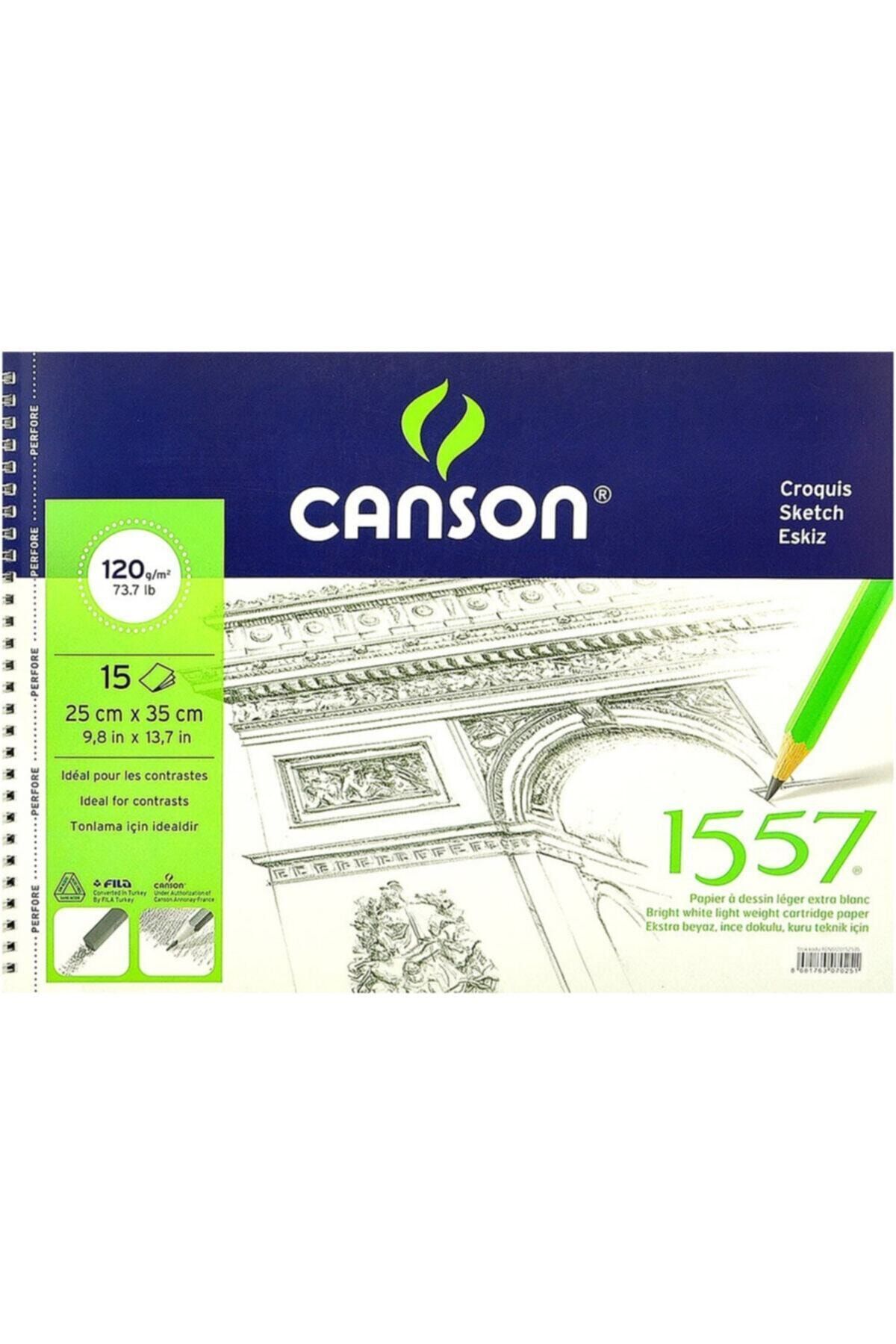 Canson 1557 25X35 Çizim Bloğu 120Gr 15yp