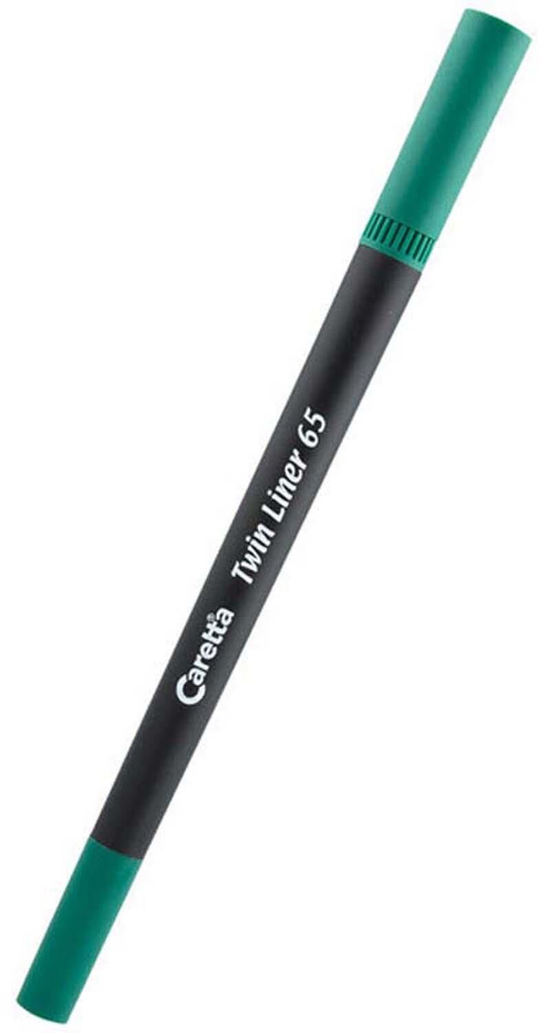 Caretta Kece Uç Kalem Çift Uçlu 65-05 Koyu Yesıl