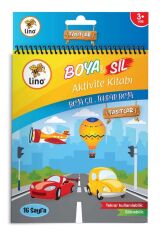 Lino Boya & Sil Aktivite A5 Boyama Kitabı Araçlar