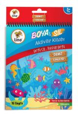 Lino Boya & Sil Aktivite A5 Boyama Kitabı Denizaltı