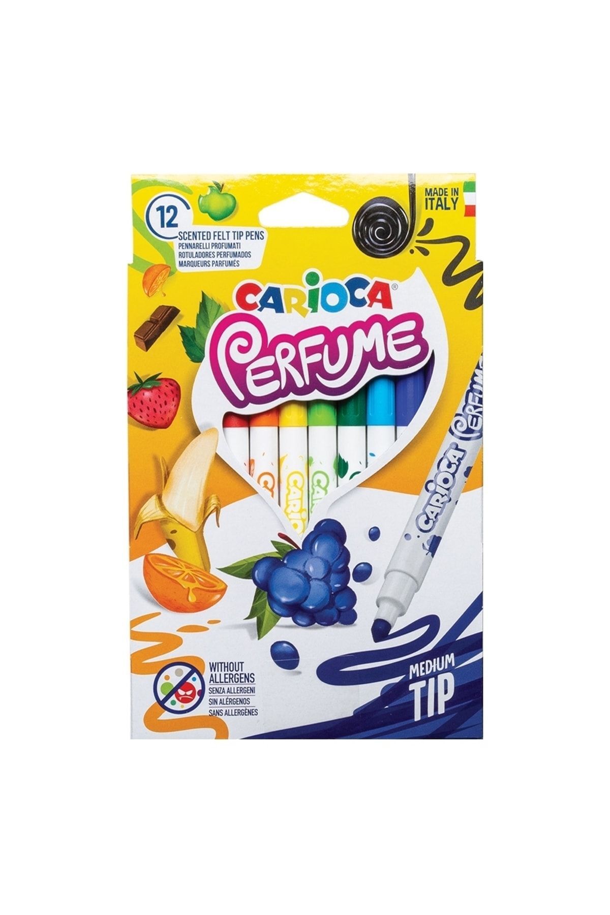 Carioca Kokulu Keçeli Boya Kalemi 12li 42672