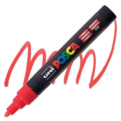 Uni POSCA 1.8-2.5 SuBazl PosterMarkörü F.Kırmızı N