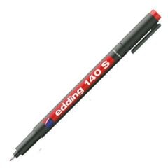 Edding Asetat Kalemi Kırmızı E-140S