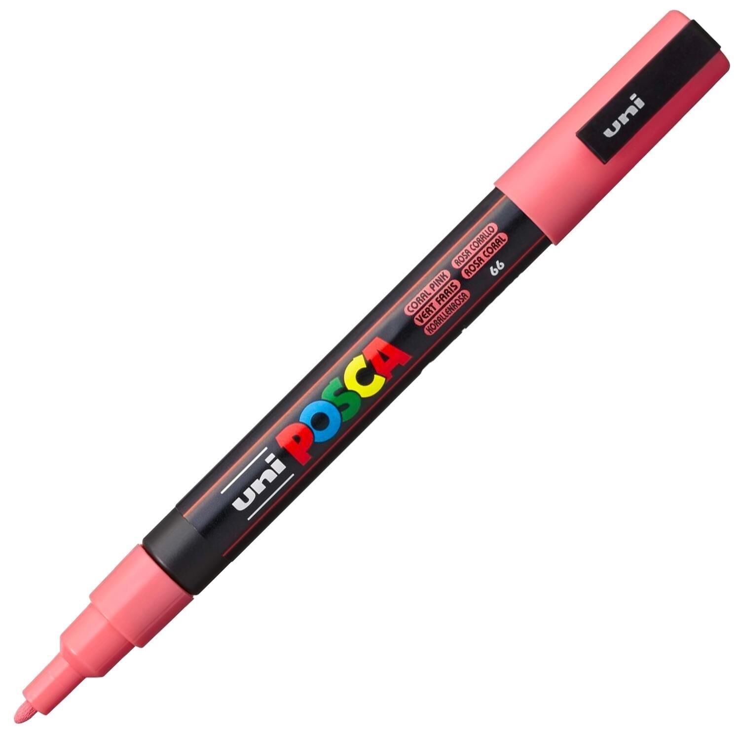 Unı Posca Pc-3M 0.9-1.3 Mercan Pembe Su Bazlı Marker