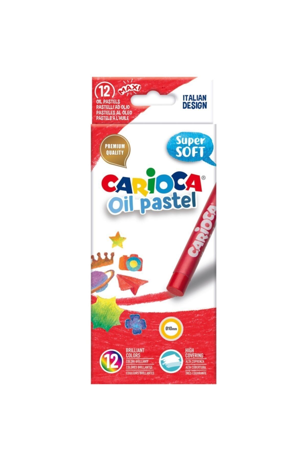 Carioca Yağlı Pastel Boya Kalemi 12li 43277