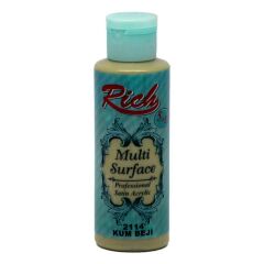 Multı Surface Kum Bejı 120Cc Akrılık Rıch