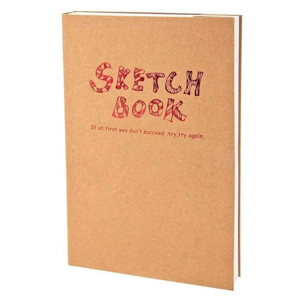 Lutart A4 Sketch Book 120Yp. Dikişli Kraft Karton Kapak