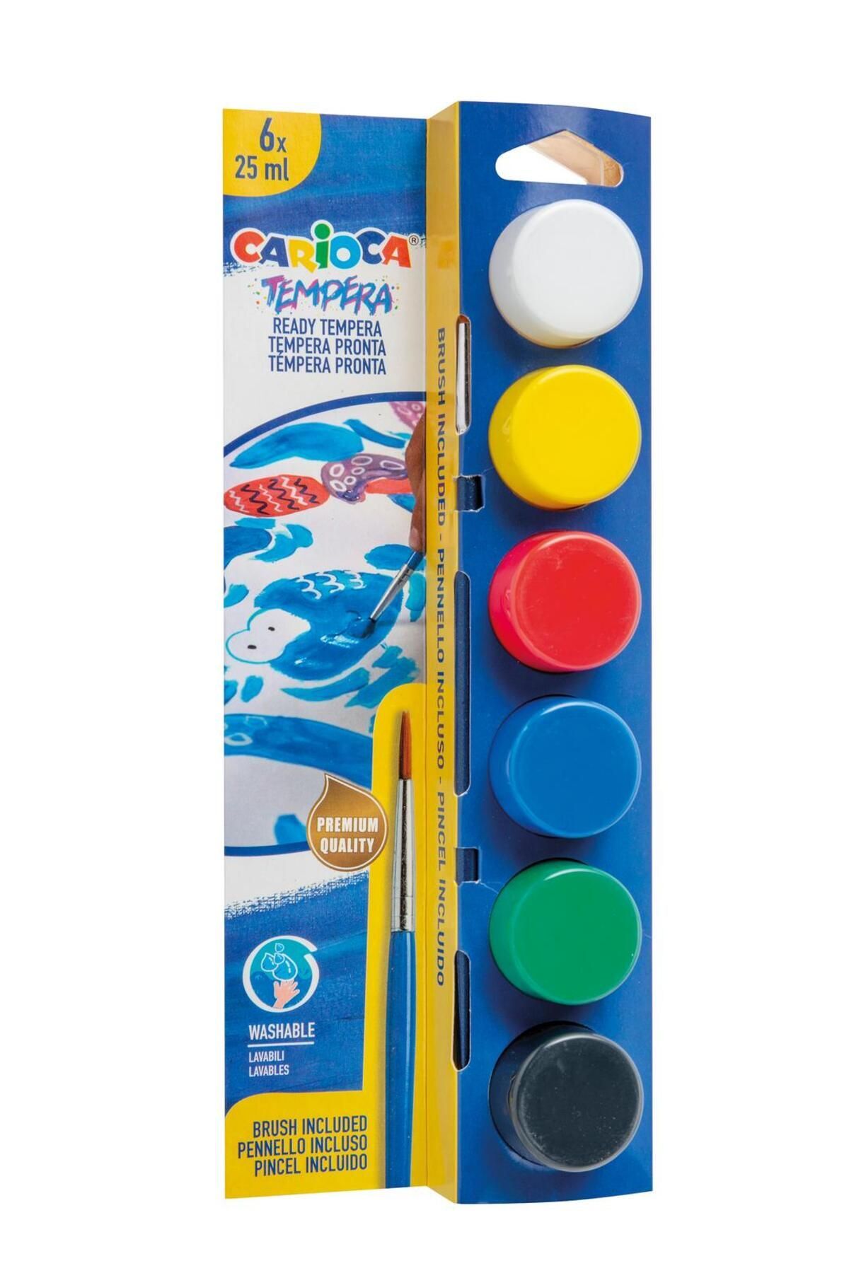Carioca Tempera Suluboya Süper Yıkanabilir Fırça