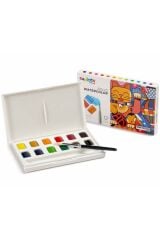 Carioca Plus Tablet Sulu Boya 12'li (Fırçalı)