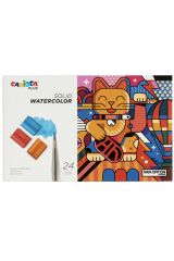 Carioca Plus Tablet Sulu Boya 24'lü (Fırçalı)