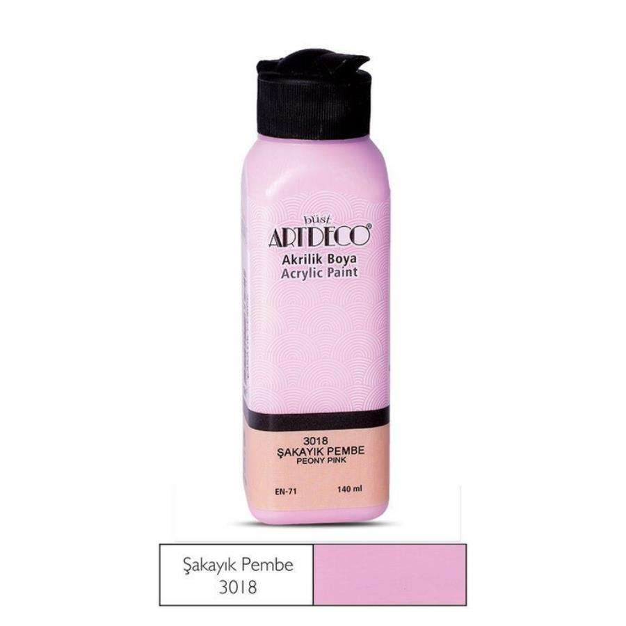 Akrilik  Boya 3018 140 Ml Sakayık Pembe  Artdeco