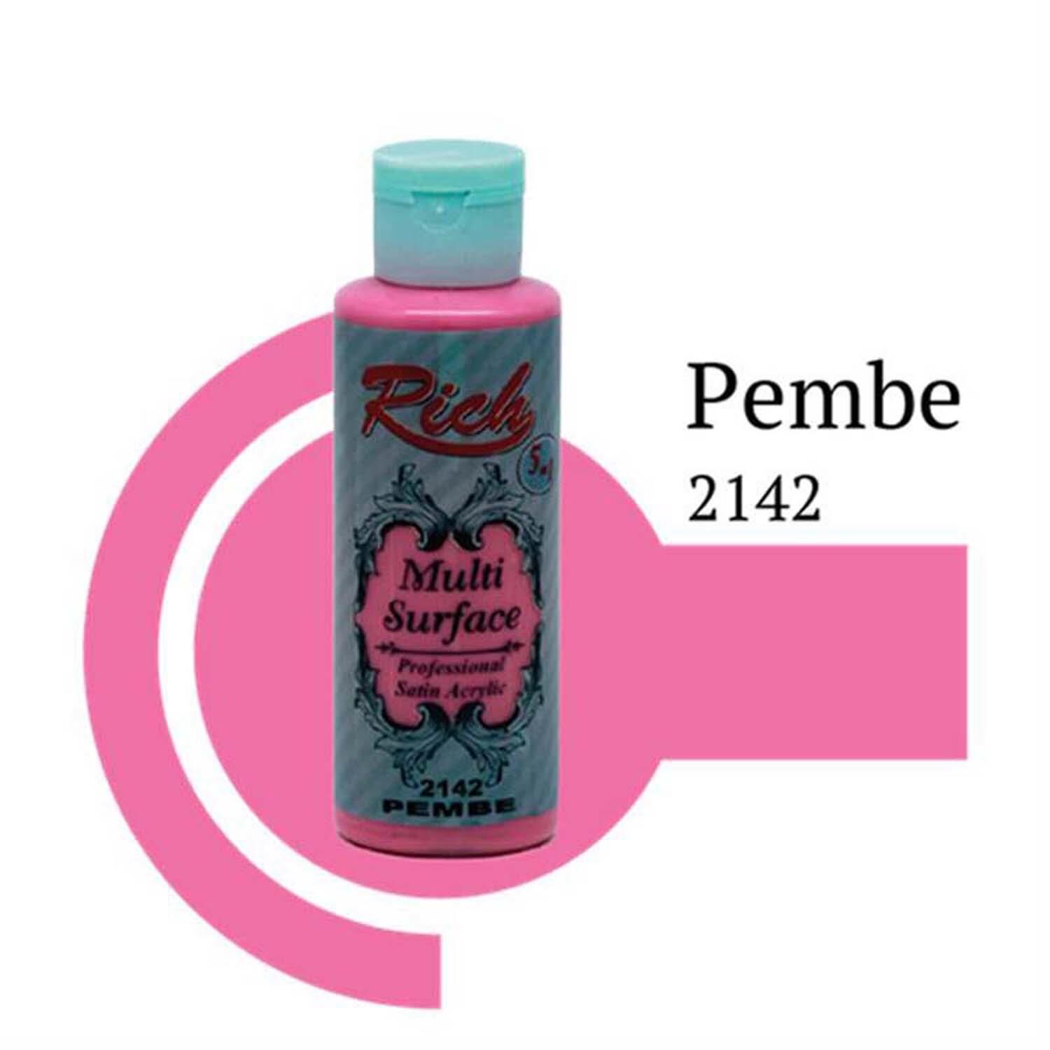 Multı Surface Pembe 120Cc Akrılık Rıch