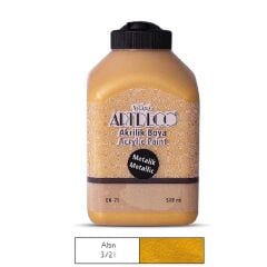 Akrılık Boya 500 Ml Metalık Altın
