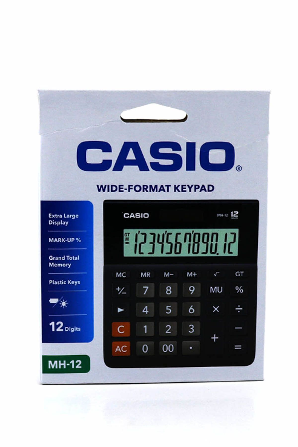 Casio MH-12-WE 12 Hane Masaüstü Hesap Makinesi