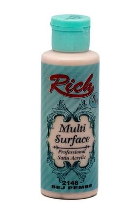 Multı Surface Bej Pembe 120Cc Akrılık Rıch