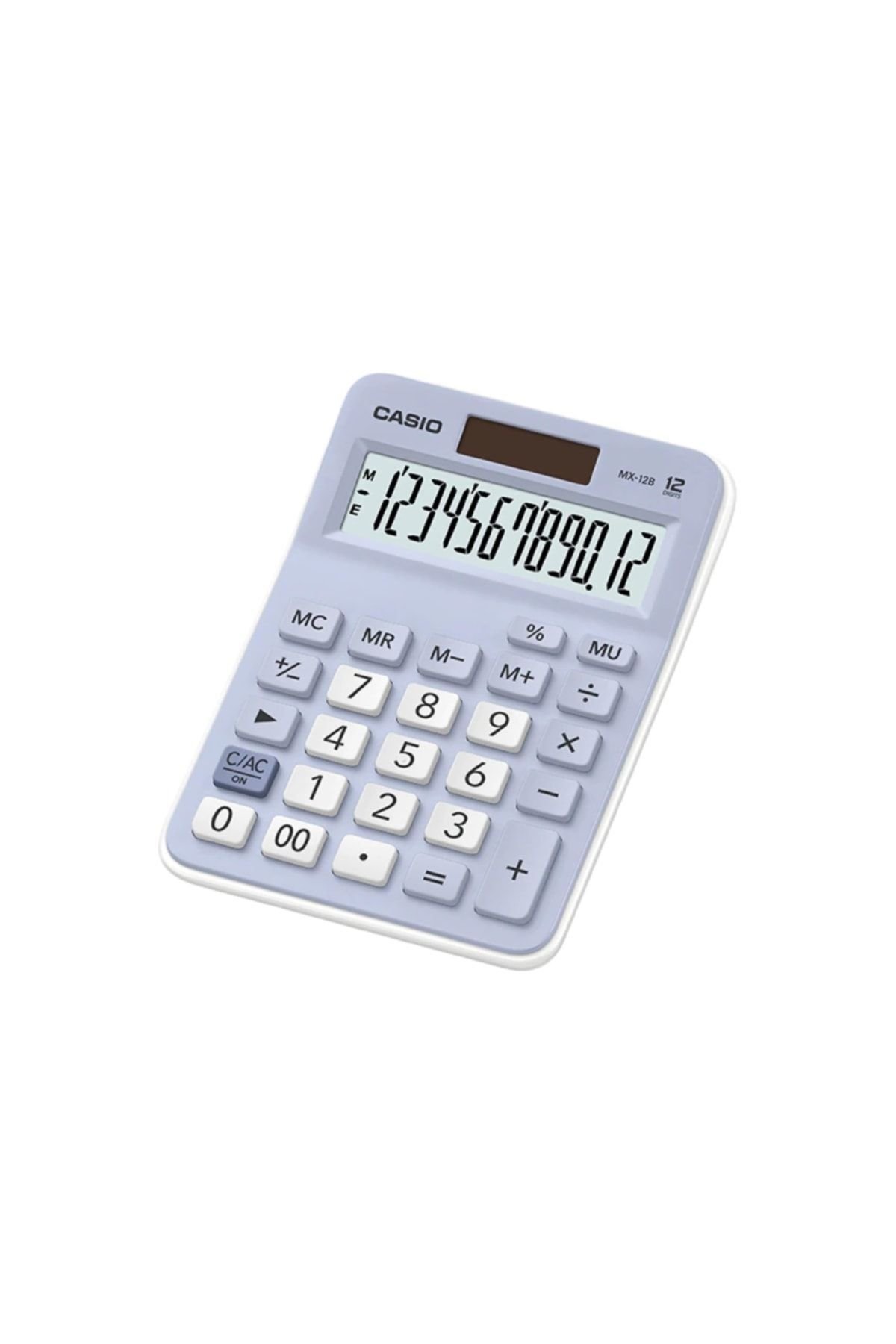 Casio MX-12B-LB 12 Haneli Hesap Makinesi Masaüstü Açık Mavi