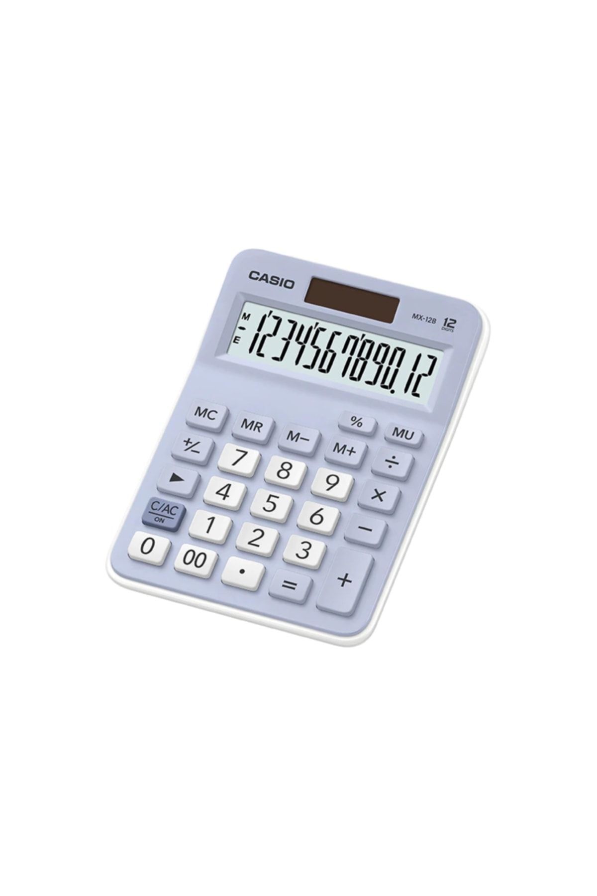 Casio MX-12B-LB 12 Haneli Hesap Makinesi Masaüstü Açık Mavi