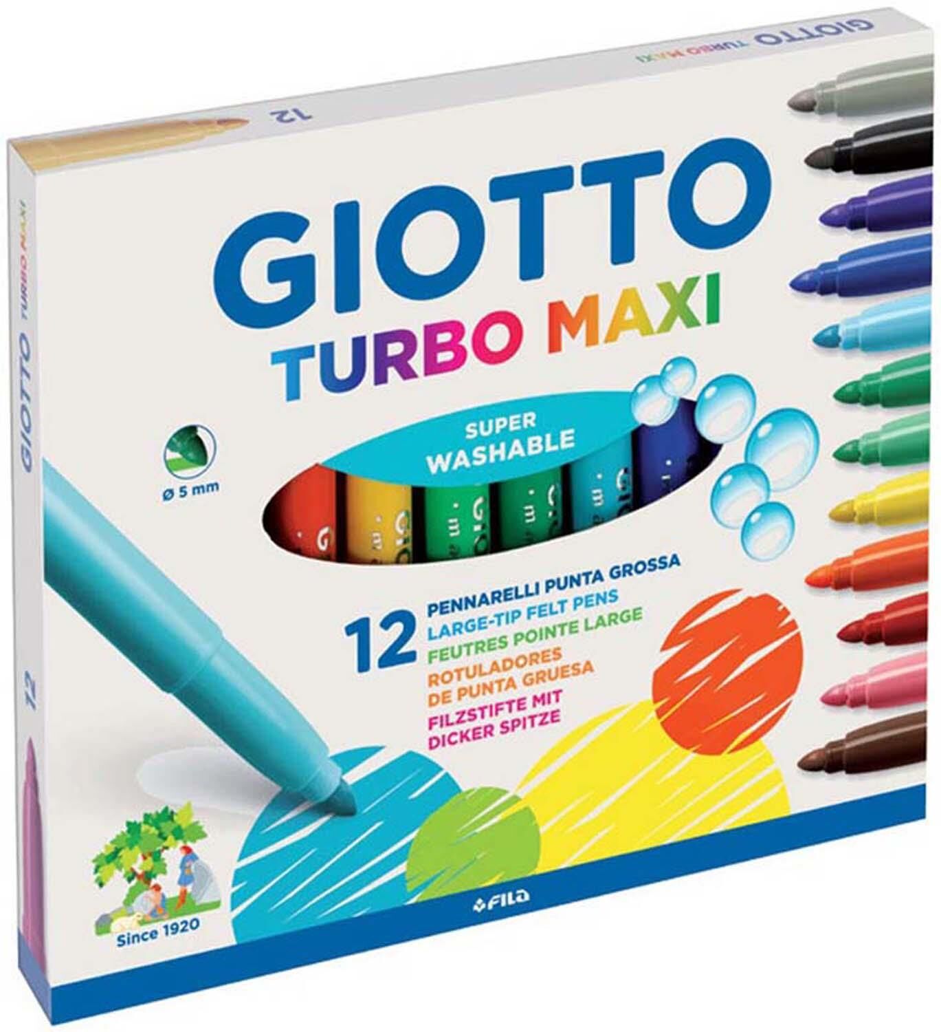 Gıotto 12Lı Turbo Maxı Kecelı Kalem