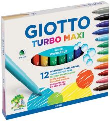 Gıotto 12Lı Turbo Maxı Kecelı Kalem