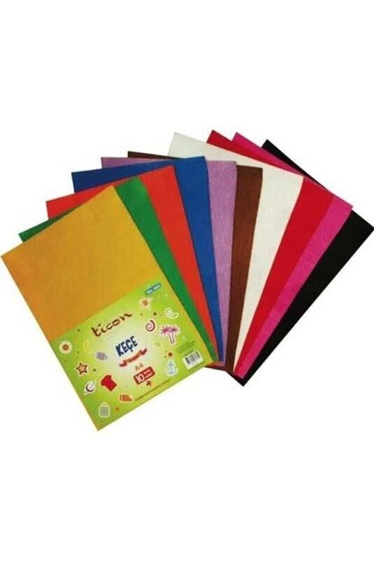 Yapışkanlı Keçe A4 10 Ticon