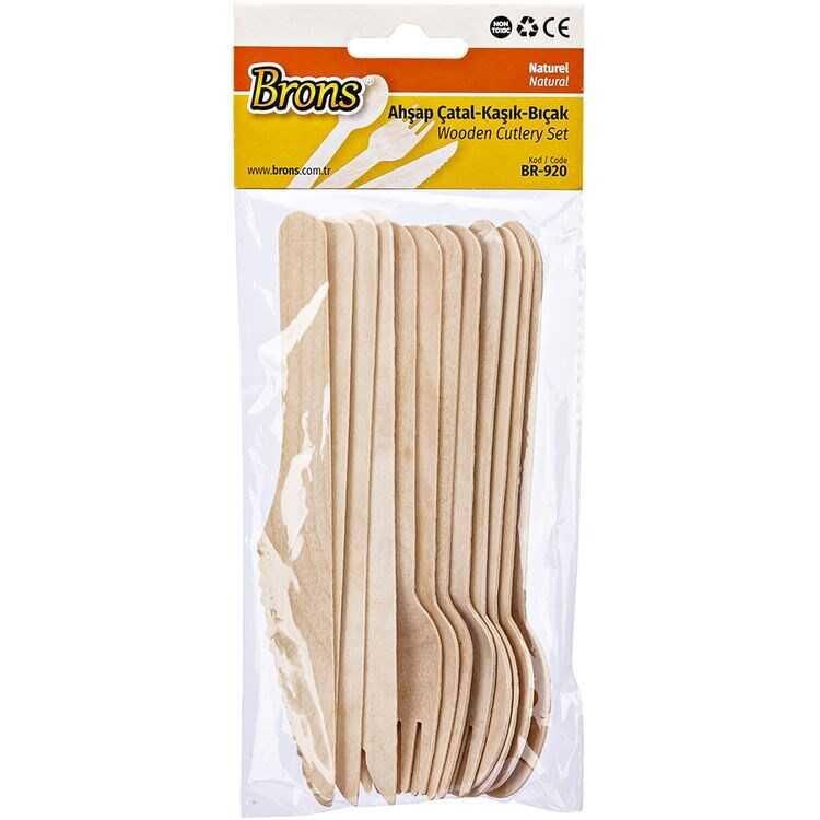 Brons Çatal Kaşık Bıçak Naturel BR-920