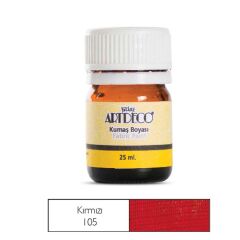 Kumaş Boya Artdeco 25Ml No:105 Kırmızı