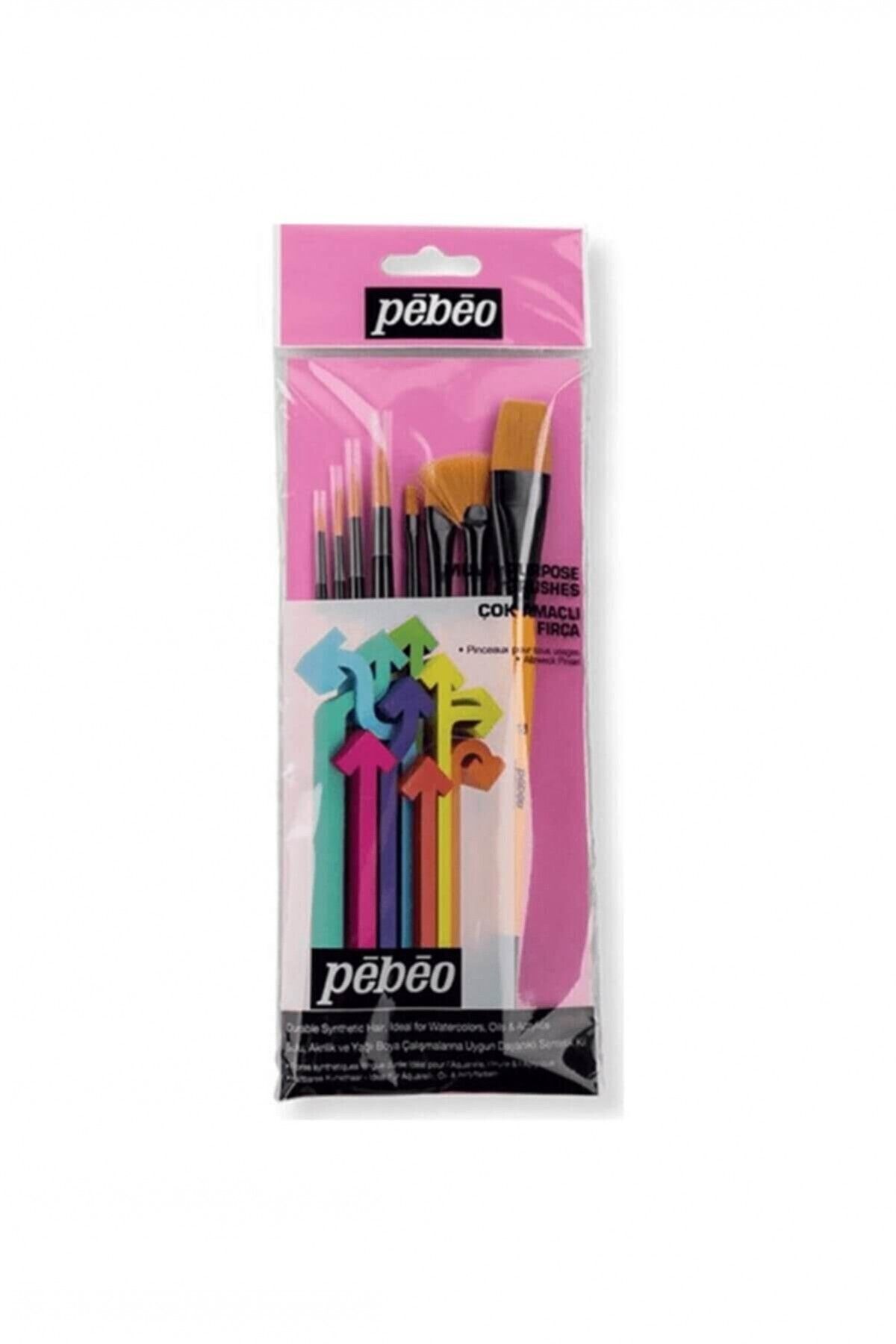 Pebeo Çok Amaçlı Fırça Seti 8Li Set 4