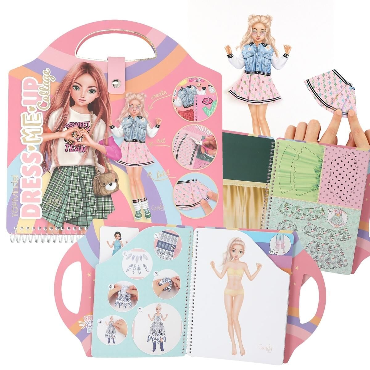 Top Model Moda Tasarım Kolaj Kitabı 413574