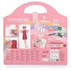 Top Model Moda Tasarım Kolaj Kitabı 413574