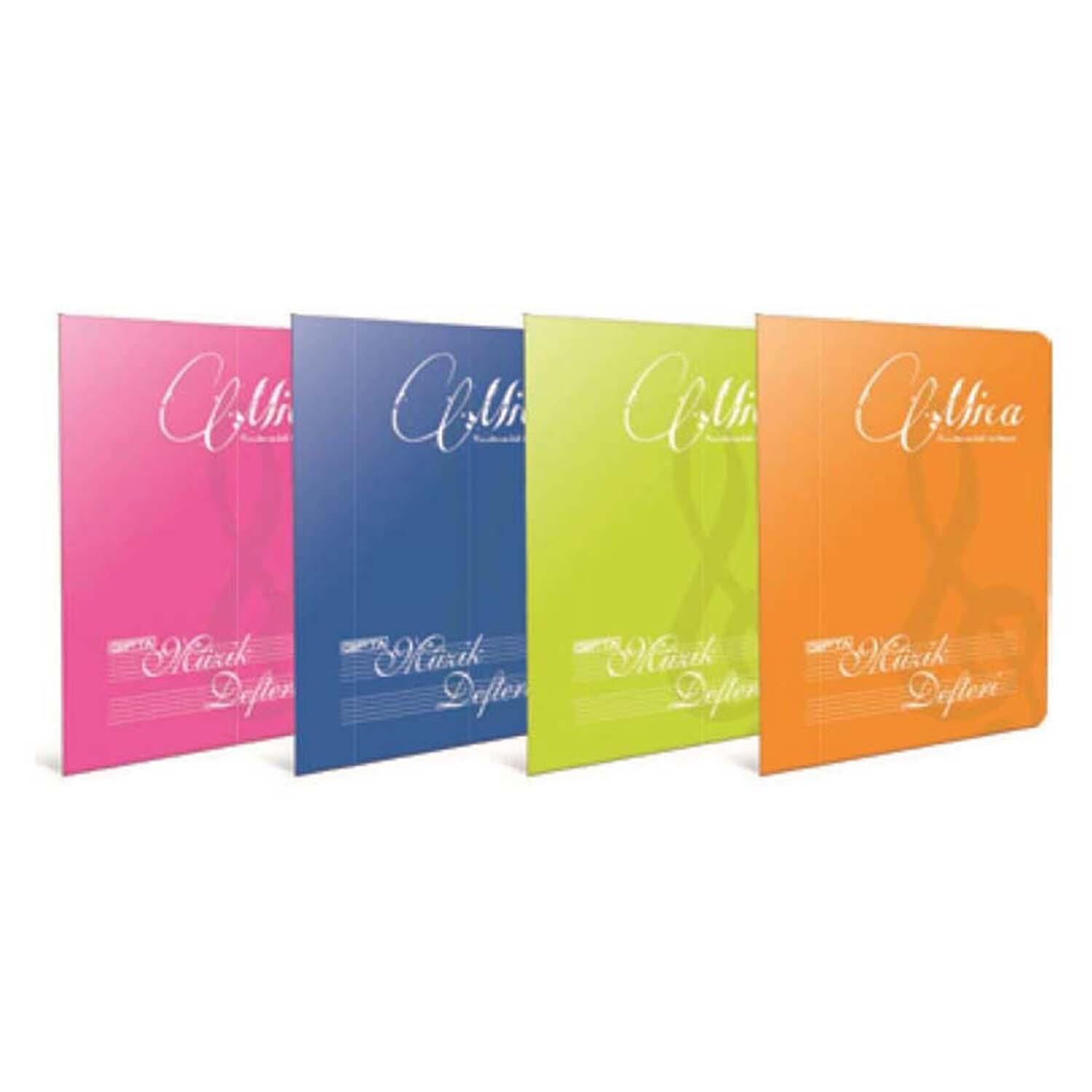 Muzık Defterı A4 40Yp. Pp.Kp. Defter