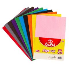 Bu-Bu Keçe 10 Renk 2mm 20x30cm KE0001