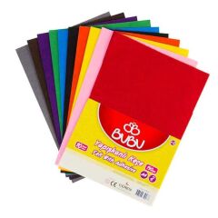 Bu-Bu Yapışkanlı Keçe 10 Renk 2mm 20x30cm KE0002