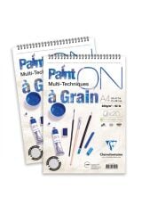 Clairefontaine Paint on a Grain A4 200gr Dokulu Çizim/Boyama Defteri