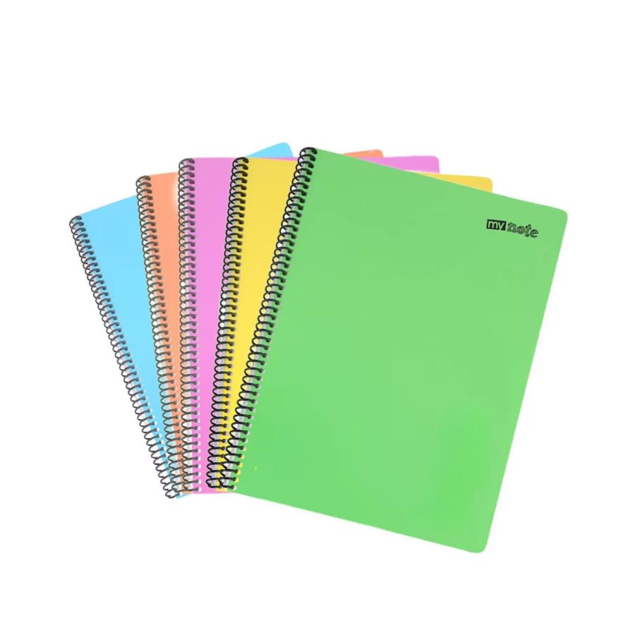 Mynote Flex Pastel Pp Kpk Spiralli A4 80yp Çizgili Defter