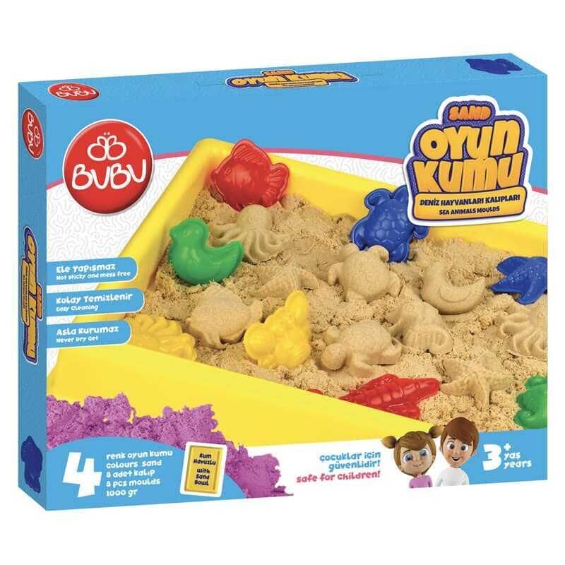 Bu-Bu Oyun Kumu Büyük Havuzlu Deniz Hayvanlı Kalıplar KU0053