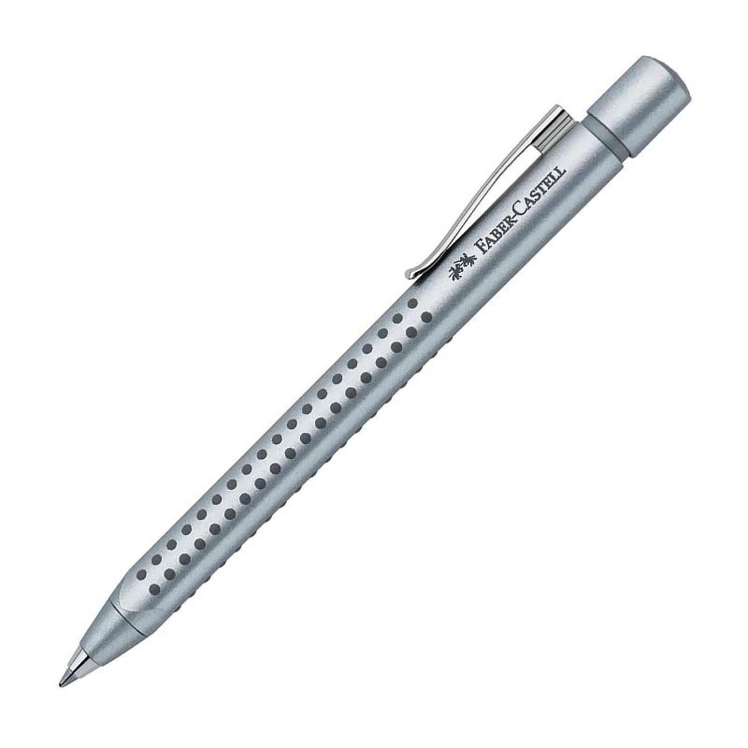 Faber-Castell Grip Tükenmez Kalem Gümüş