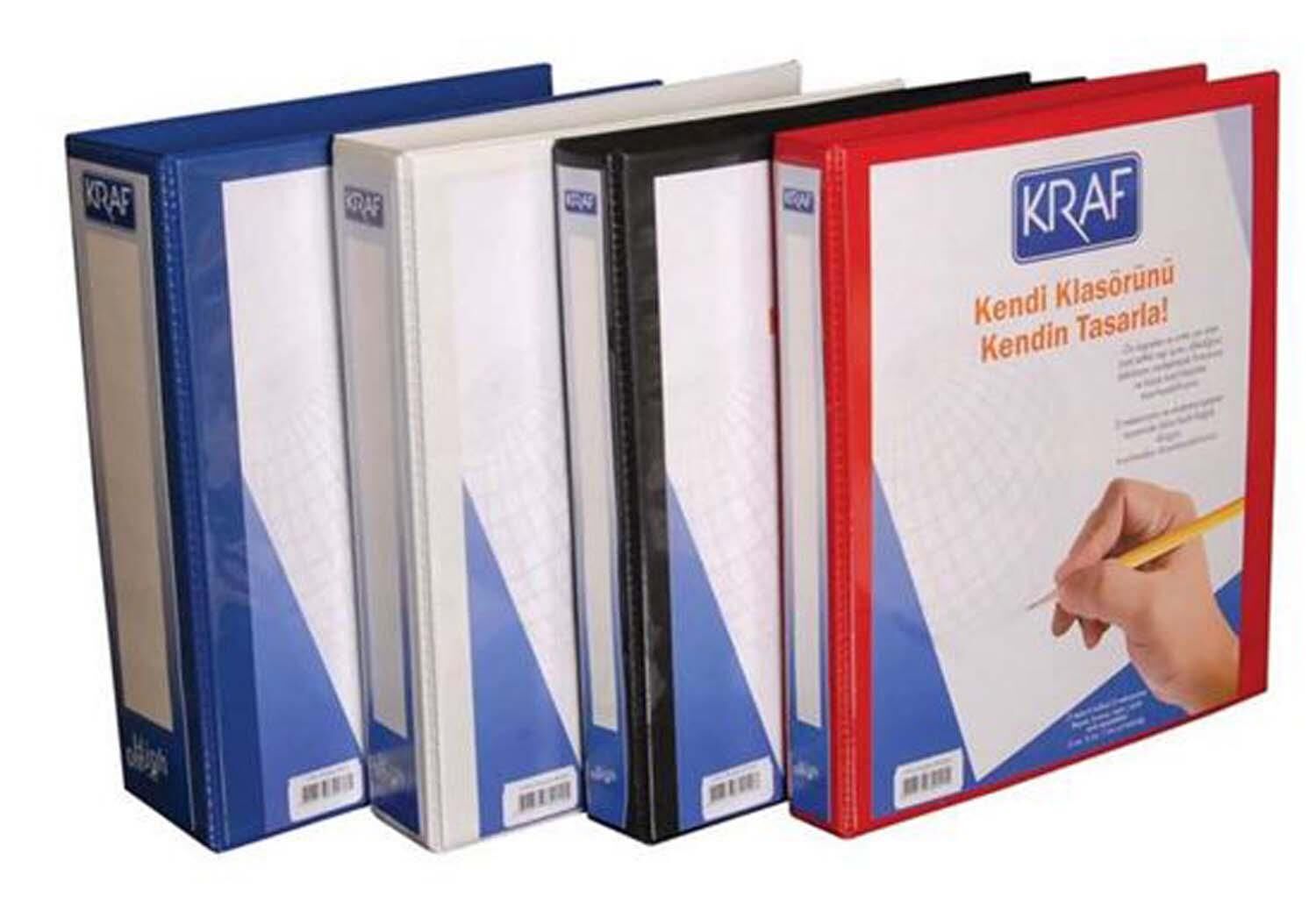 Kraf D Mekanizmalı Klasör 5Cm 2 Halka 1052 Beyaz