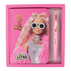Barbie Hatıra Defteri+Tükenmez Kalem Kutulu Set