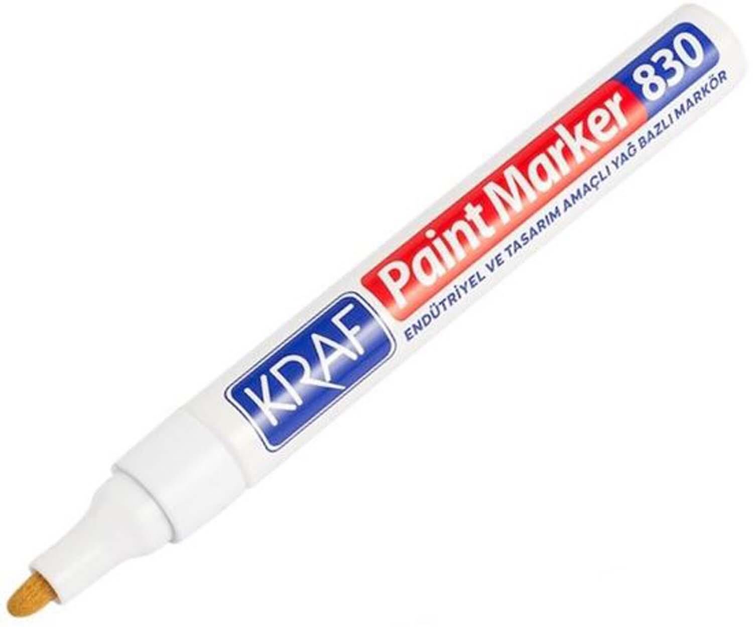 Kraf Paint Markör 830 Beyaz