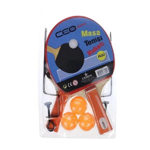 Ceo Sport Masa Tenisi Seti Fileli (2 Raket+3 Top)
