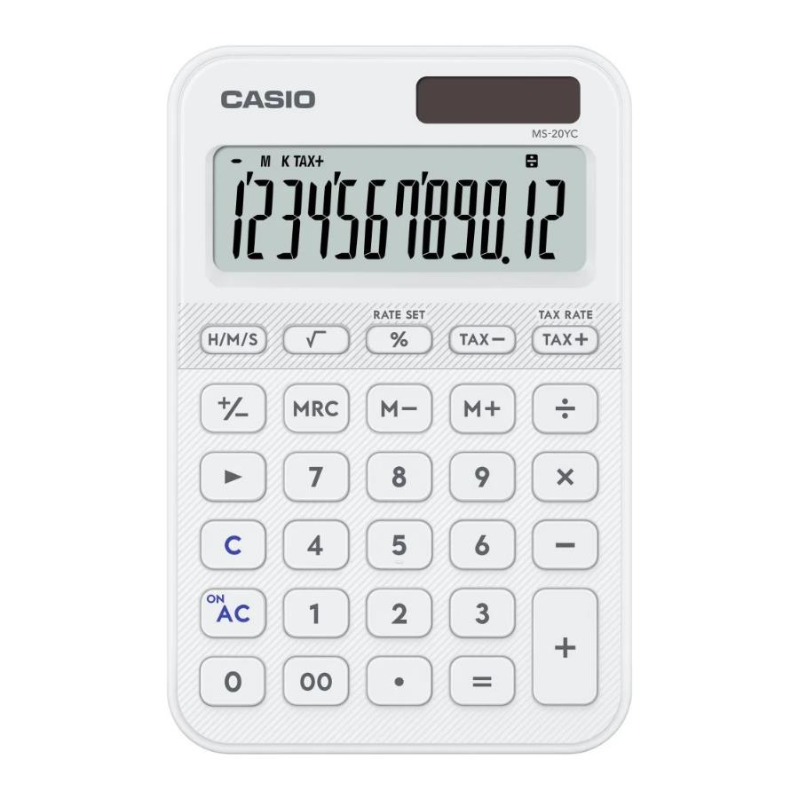 Casio MS-20YC-WE Hesap Makinesi Beyaz