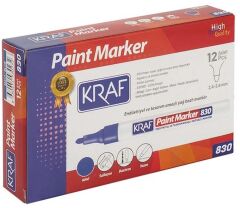 Kraf Paint Markör 830 Mavi