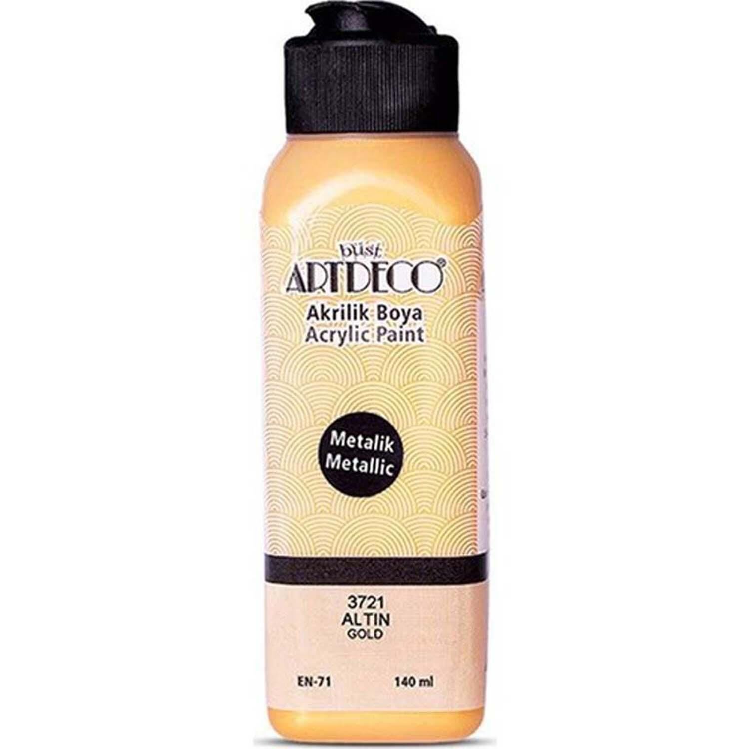 Akrılık Boya 3721 140Ml Metalık Altın Artdeco