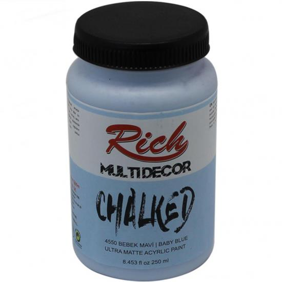 Multı Decor Chalked 250 Cc Bebek Mavı 4550 Rıch