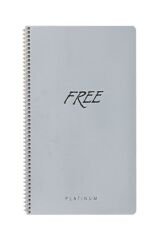 Keskin A4 120yp Çizgili PP Kap.Free Platinum Def