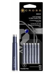 Cross Dolma Kalem Kartuşu İnce Mavi 6lı Tüp 8929-2