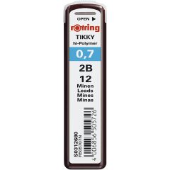 Rotring Tikky 0.7 + Min Silgi Set Mor